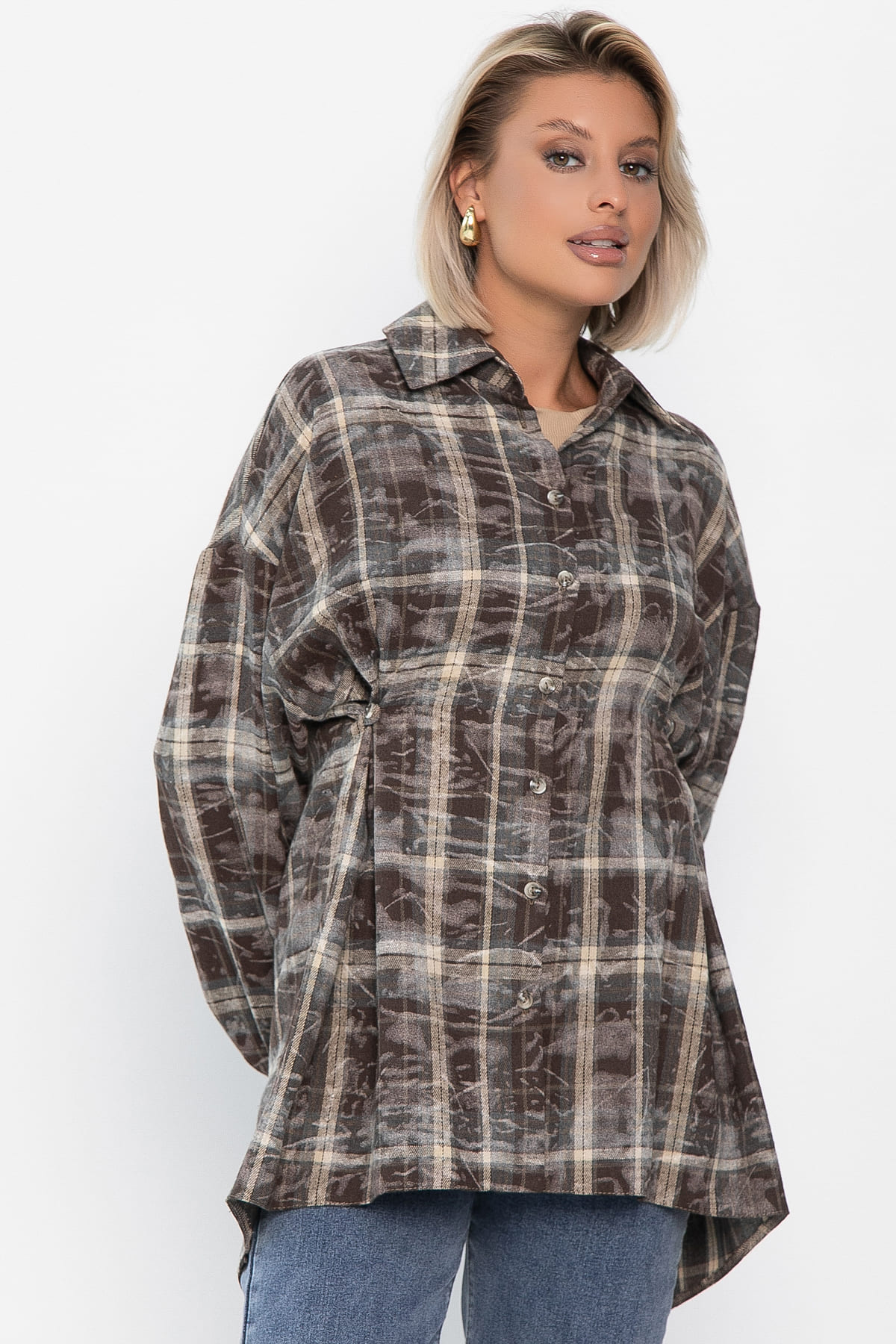 Рубашка Скай (коричневая) Б14194-5М