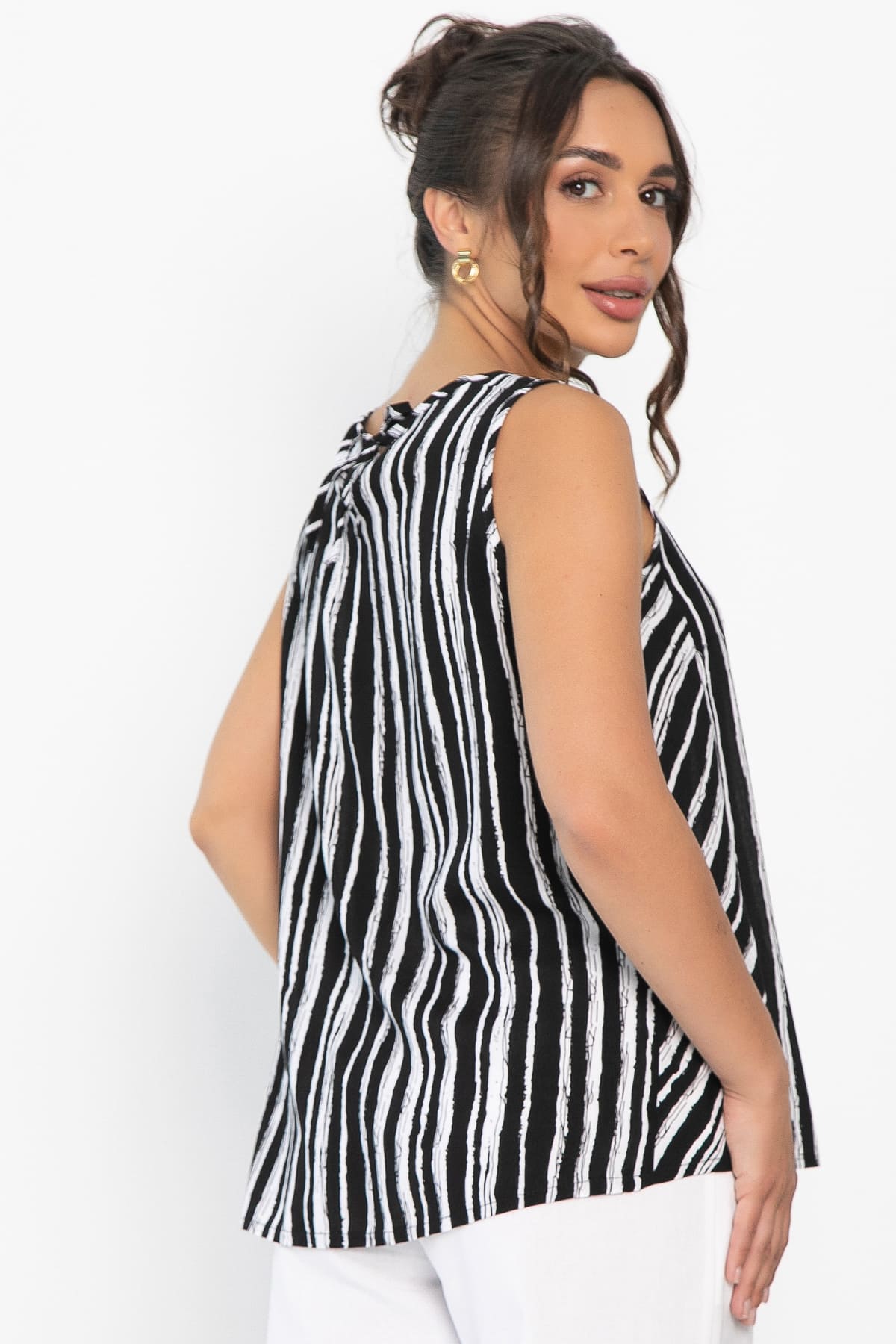 Топ Конте (черно-белый) Б13956-10М