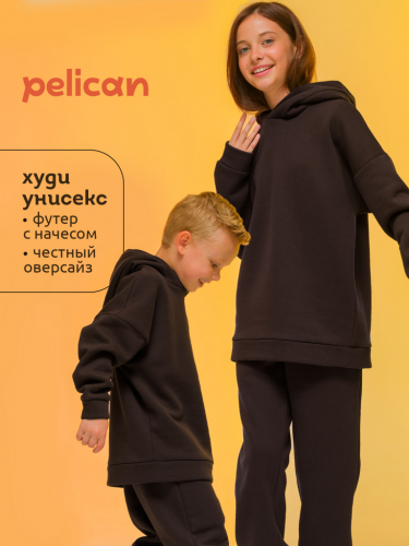 UFNK4323 Толстовка детская Шоколадный(50)