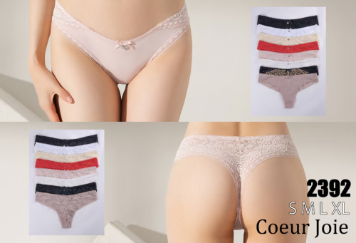 АРТ . 2392  ТРУСЫ-СТРИНГИ   Coeur Joie .