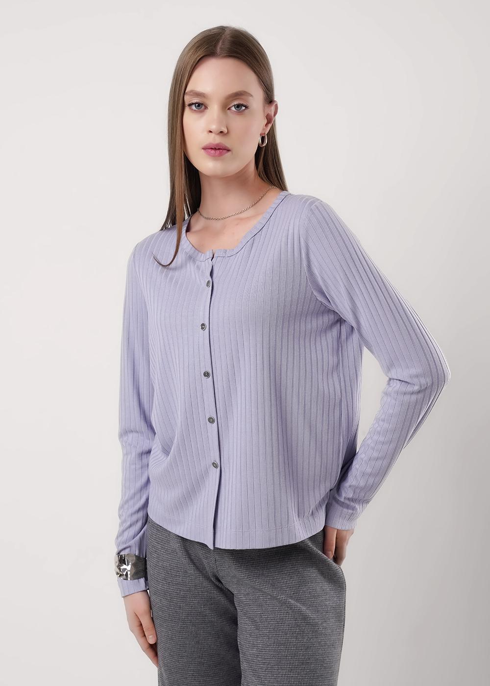 Ст.цена 1200р CLE 156872шв Джемпер женский 156872шв сиреневый