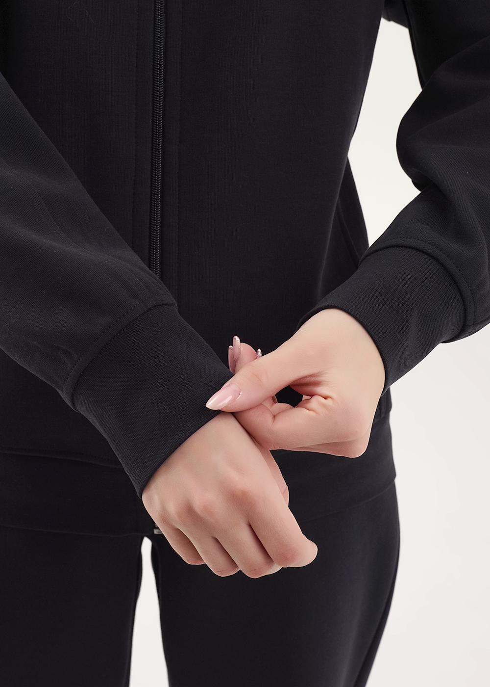 CLE LJ15-100 черн Толстовка женская LJ15-100 черн чёрный