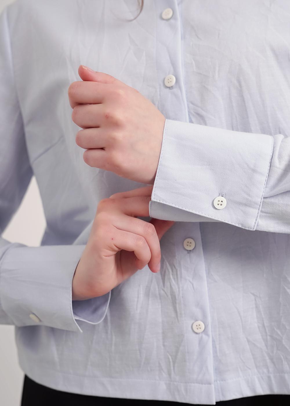 Ст.цена 1650р CLE 156977/181кж Рубашка женская 156977/181кж голубой