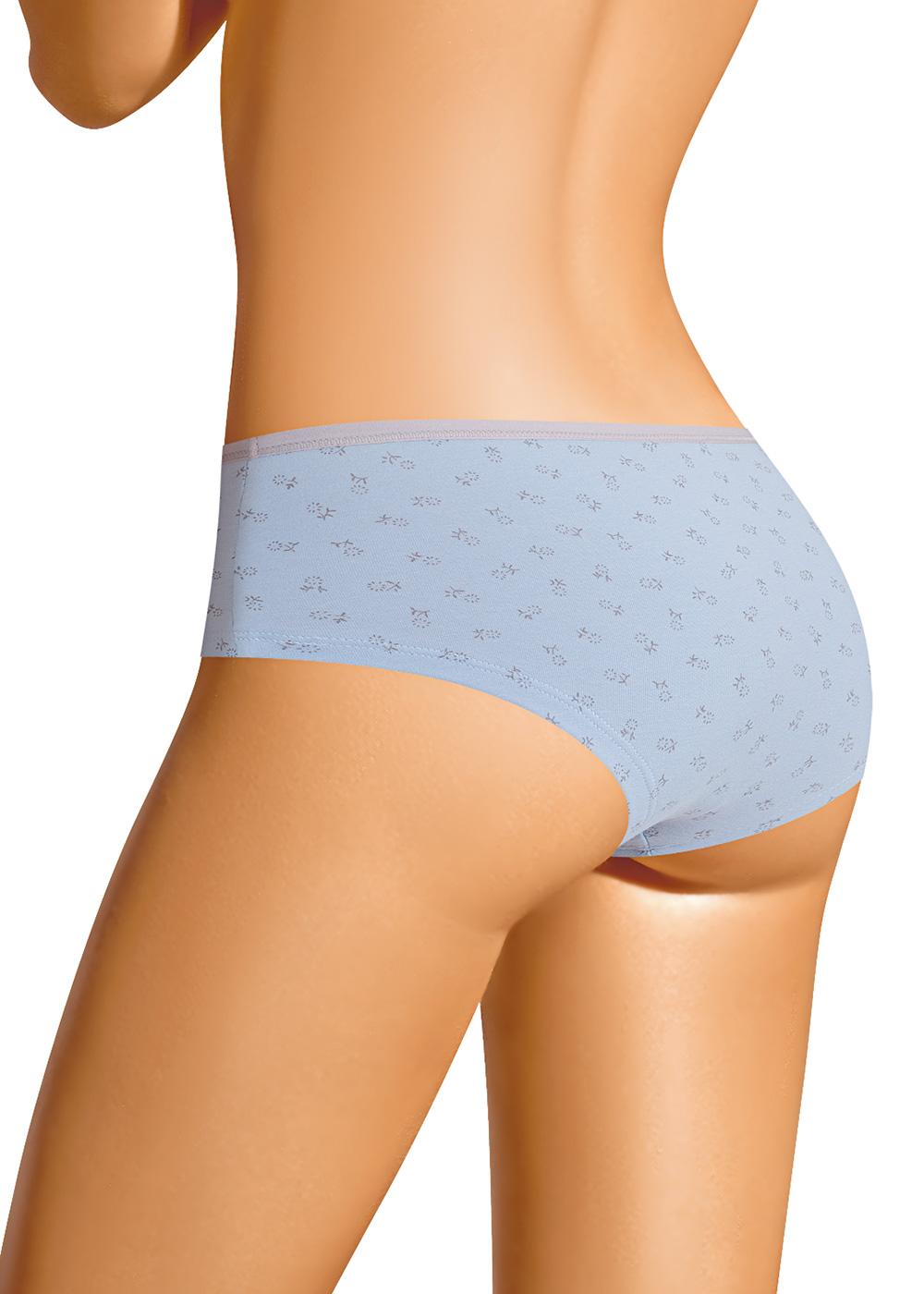 CLE SH1177/2 Трусы женские шорты SH1177/2 св.голубой/кофейный