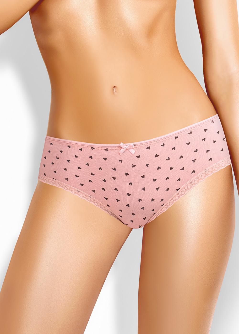 CLE B1171/1 Трусы женские бикини B1171/1 розовый/т.серый