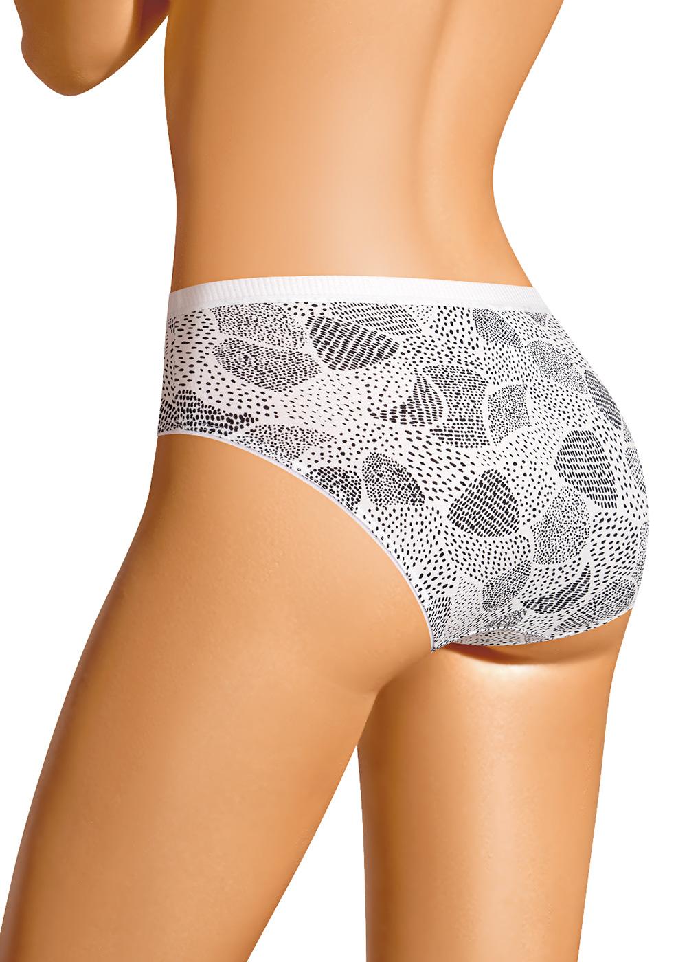 CLE C1177 Трусы женские слипы C1177 молочный/чёрный