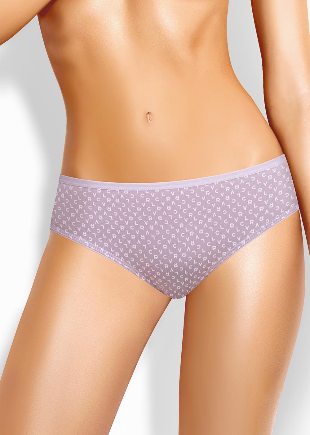 CLE B1186/1 Трусы женские бикини B1186/1 св.сиреневый/молочный