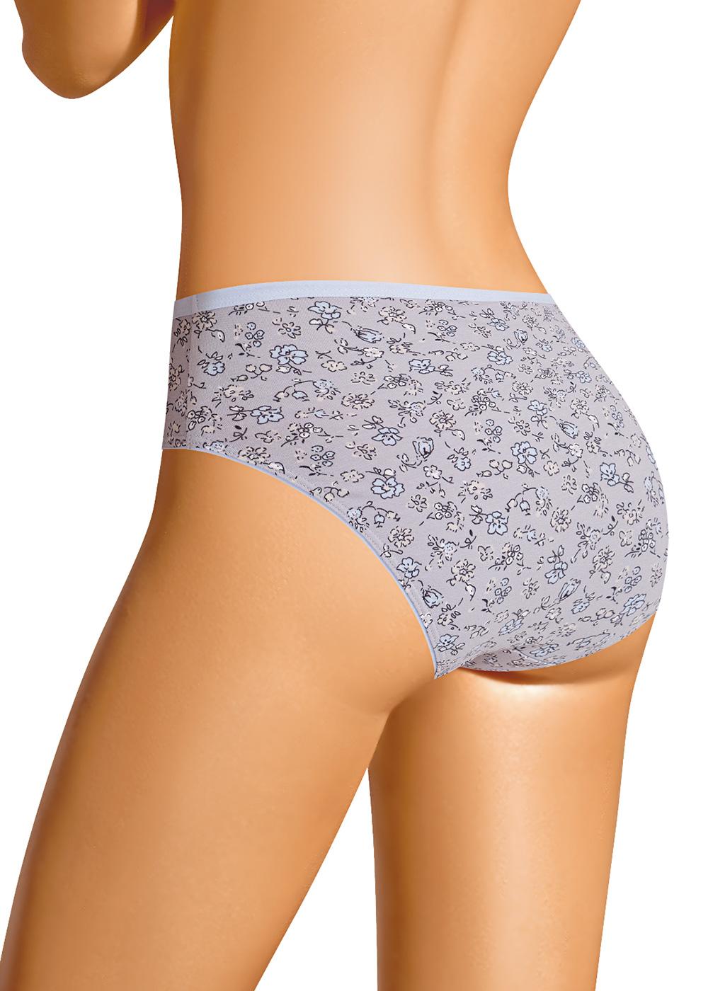 CLE C1177/3 Трусы женские слипы C1177/3 серый/св.голубой