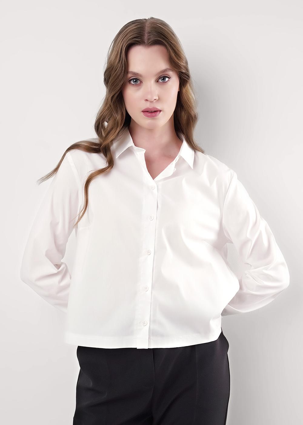 CLE 353235пп Рубашка женская 353235пп белый