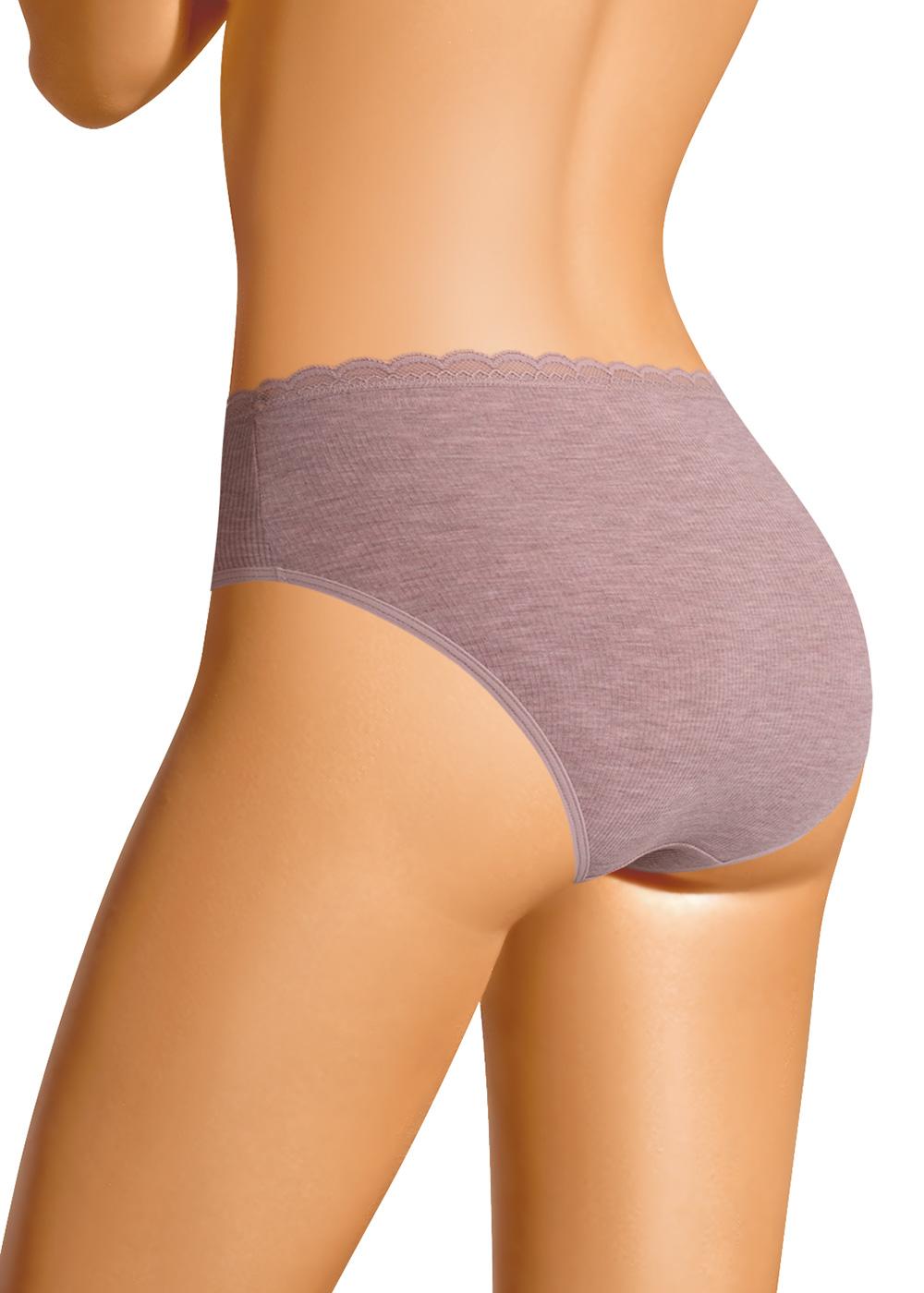 CLE C025 Трусы женские слипы C025 меланж бежевый