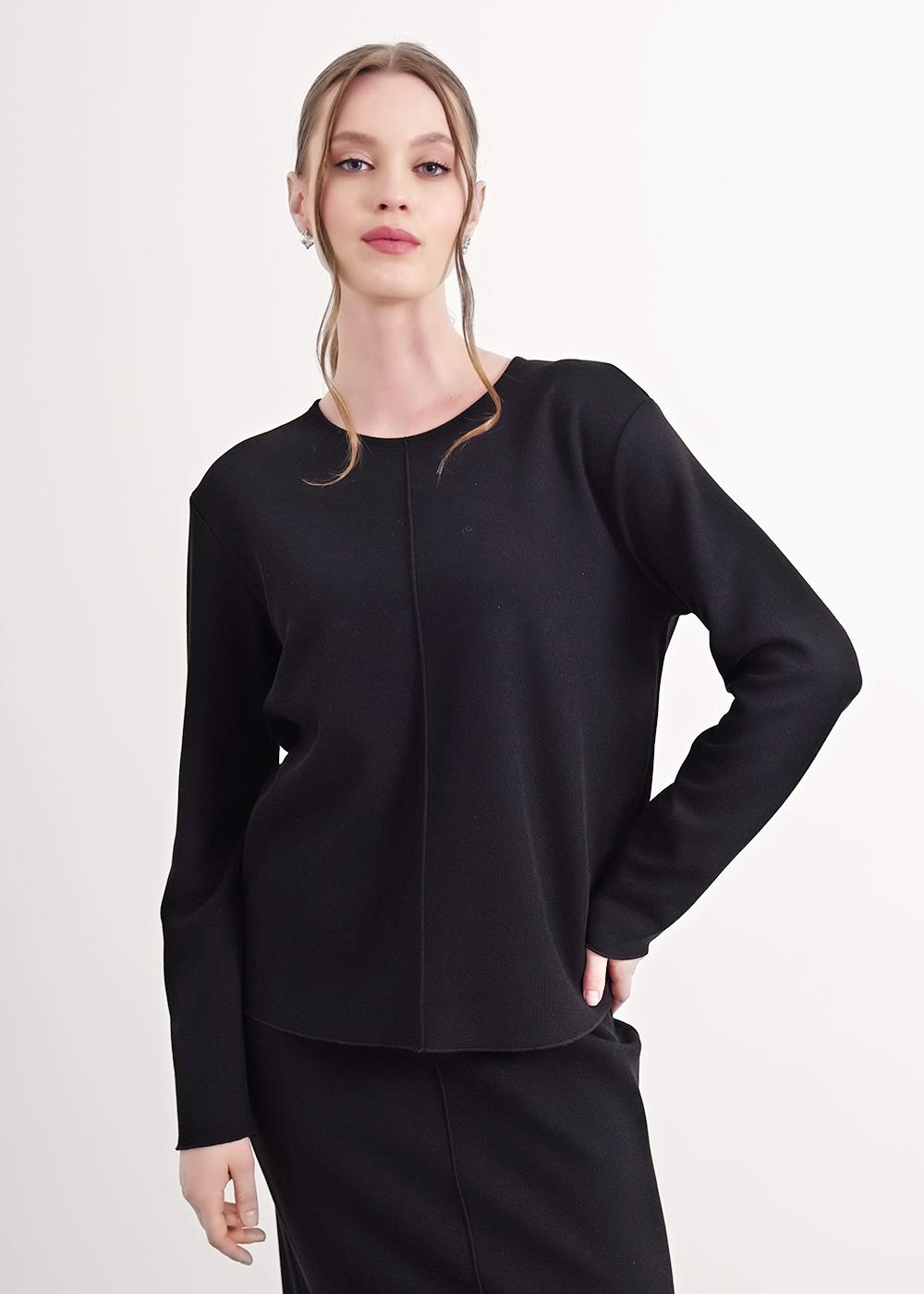 Ст.цена 1250р CLE 156953/181рс Джемпер женский 156953/181рс чёрный