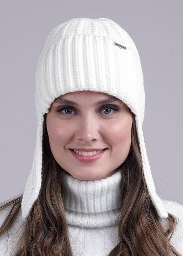 CLE 433984ап флис Шапка женская 433984ап флис белый