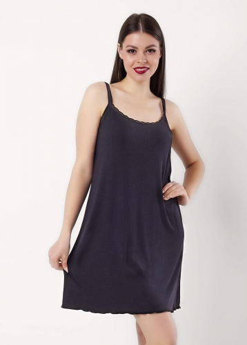 CLE LS025 Сорочка ночная женская LS025 чёрный