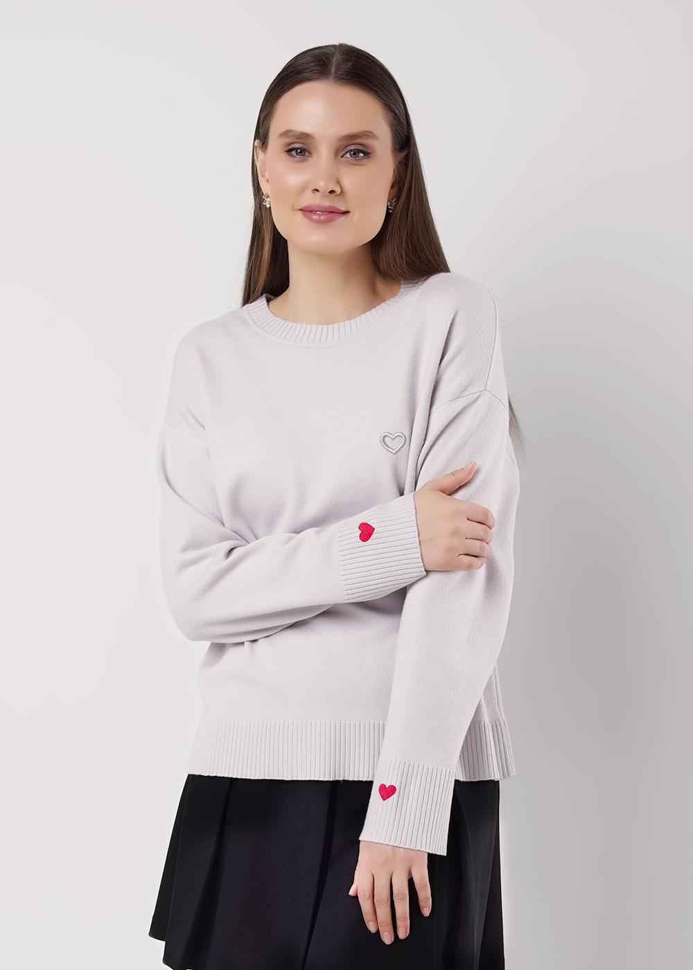 Ст.цена 1550р CLE 154503/180вн Джемпер женский 154503/180вн Серый