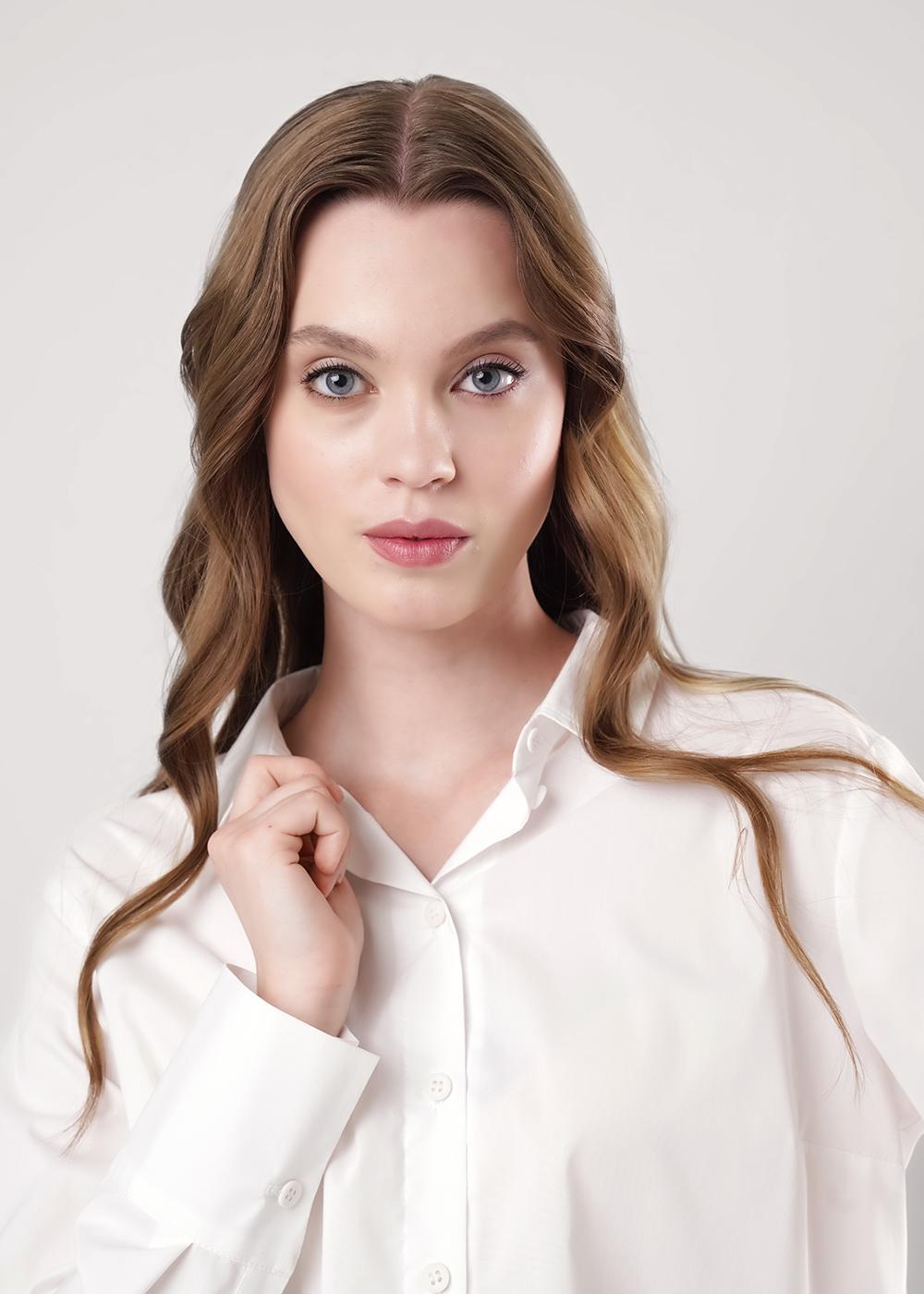 CLE 353235пп Рубашка женская 353235пп белый