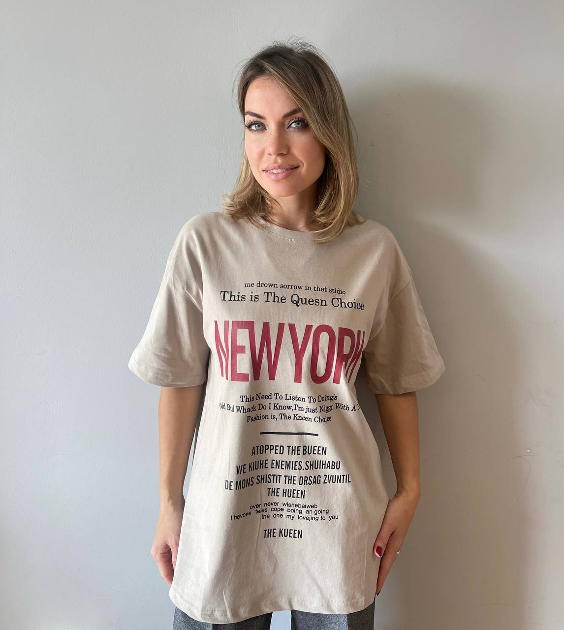 Футболка OVER SIZE (плотный хлопок)