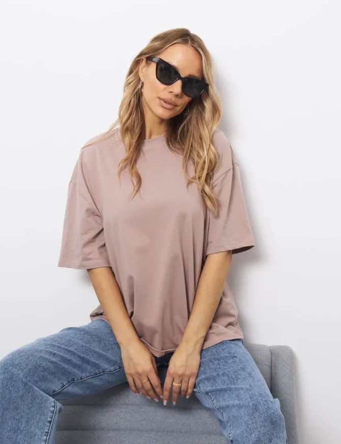 Футболка OVER SIZE (плотный хлопок)