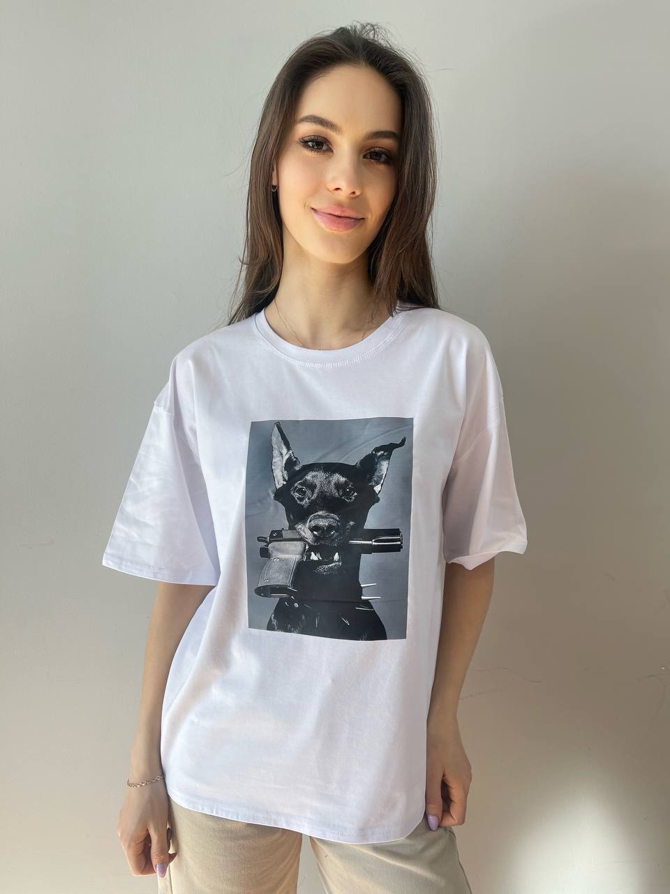 Футболка OVER SIZE (плотный хлопок)