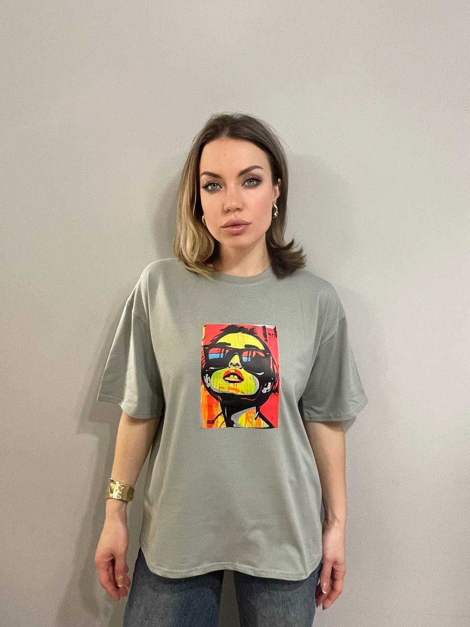 Футболка OVER SIZE (плотный хлопок)