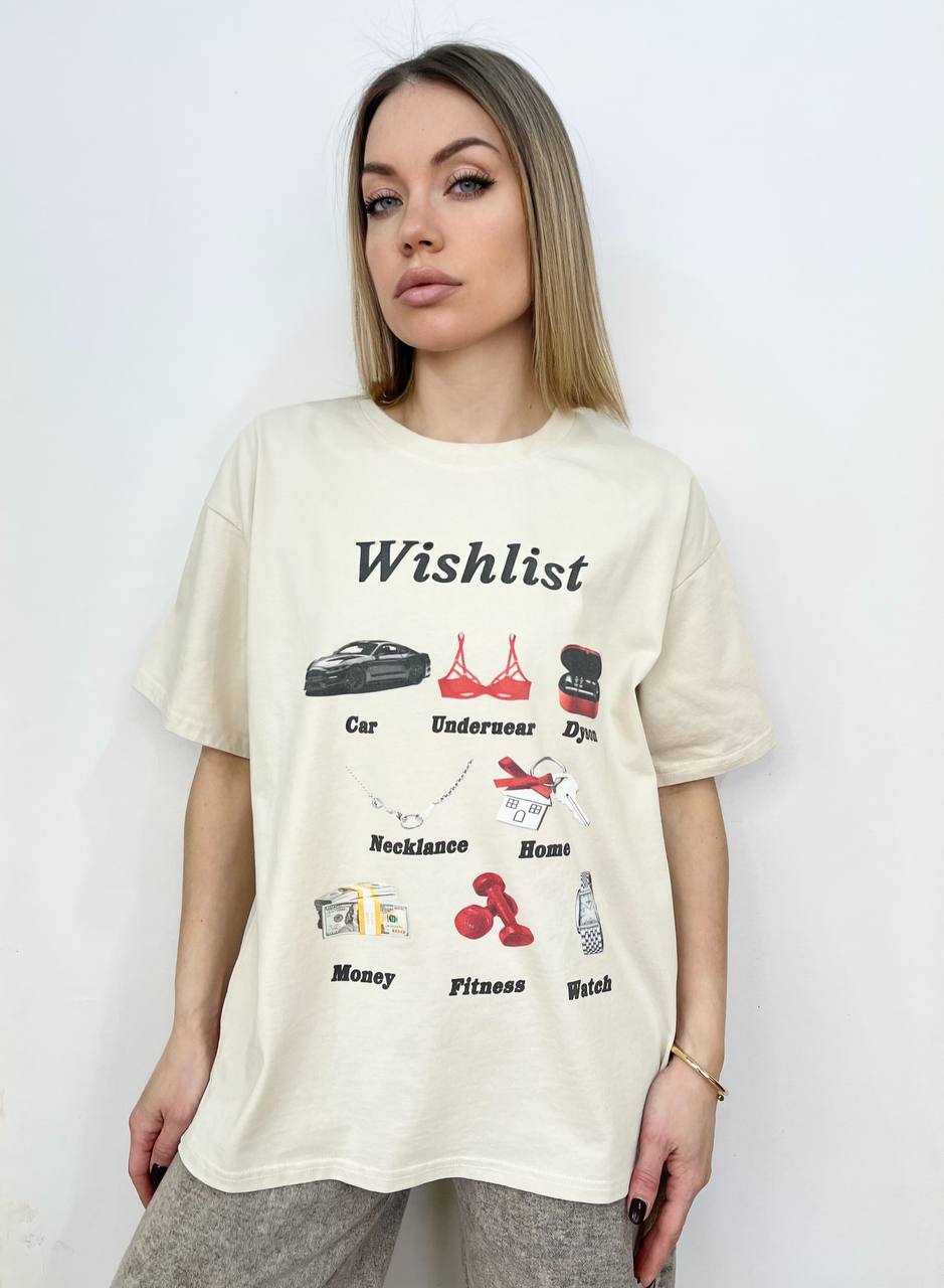 Футболка OVER SIZE (плотный хлопок)