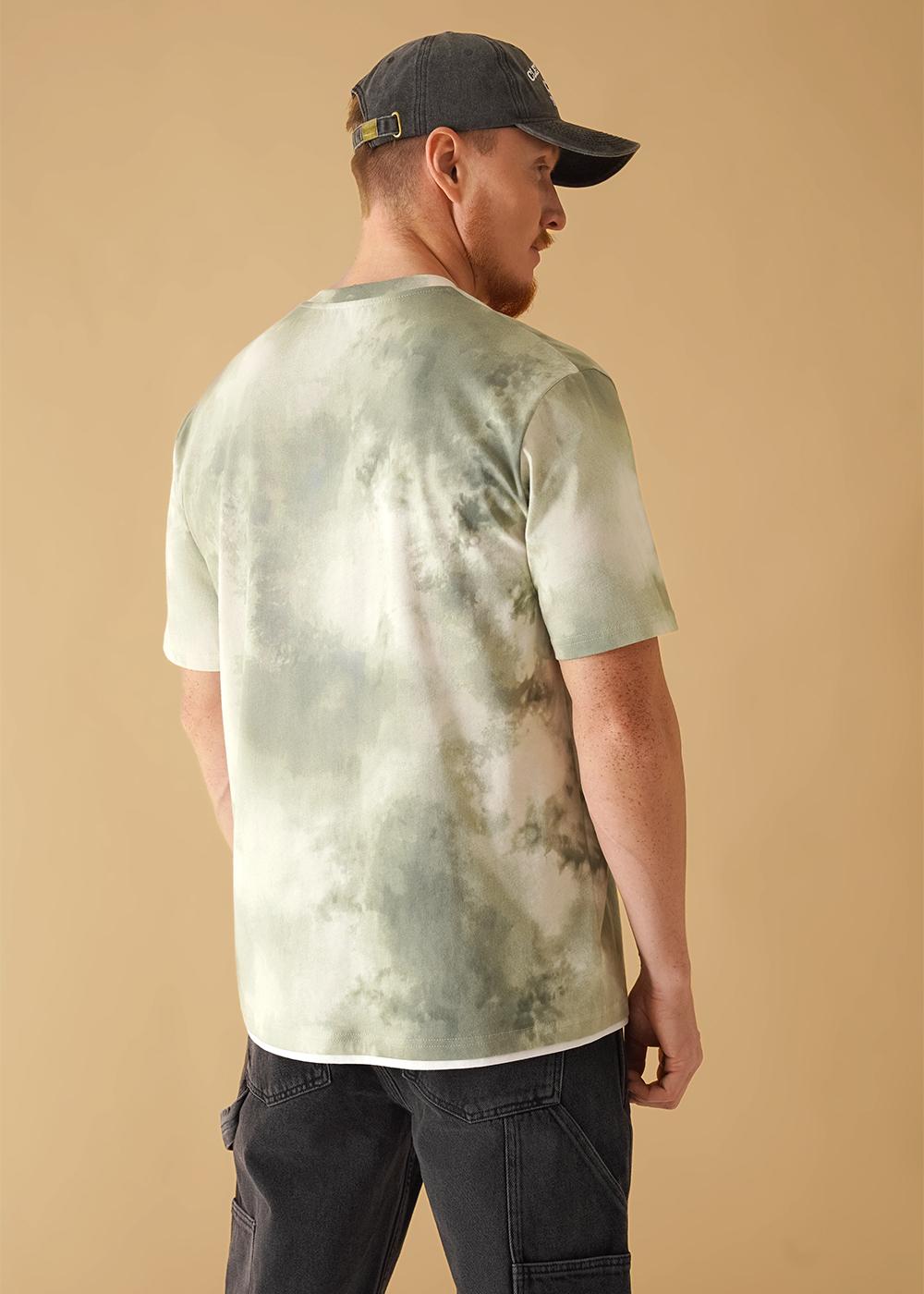 Ст.цена 1249р CLE 452611/05ккн maxi_п Футболка мужская 452611/05ккн maxi_п серый/т.зелёный