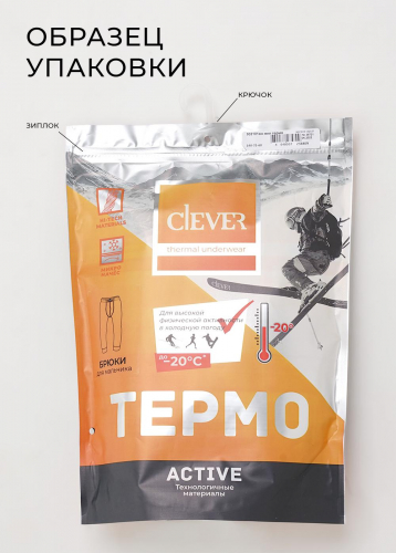 CLE 906754вн термо Лосины детские 906754вн термо чёрный