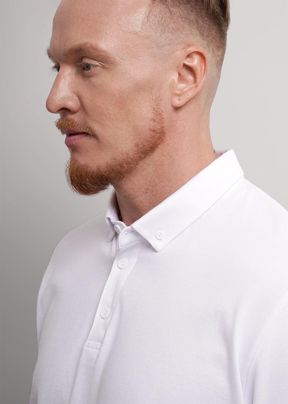 Ст.цена 1499р CLE 452591/03зл Поло мужское 452591/03зл белый