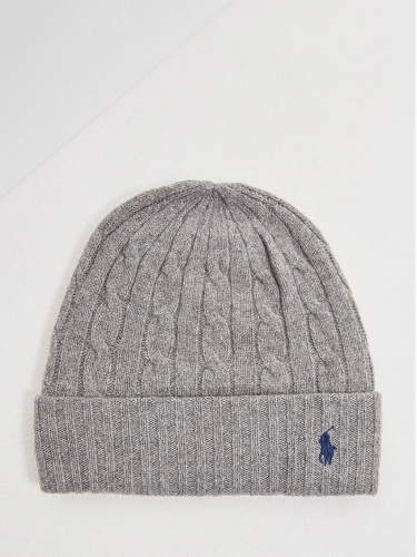 Шапка Polo Ralph Lauren 1287 серый