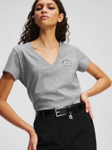 Ремень кожа KARL LAGERFELD 1286  черный