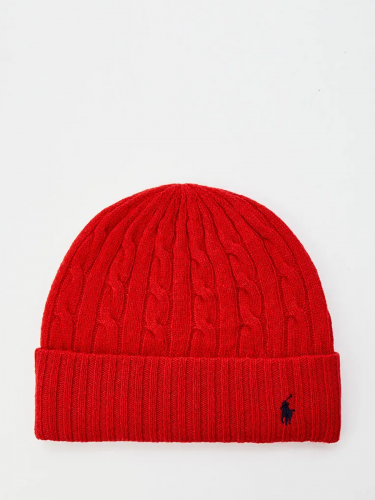 Шапка Polo Ralph Lauren 1287 красный