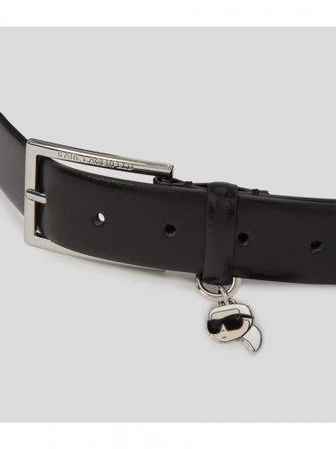 Ремень кожа KARL LAGERFELD 1286  черный