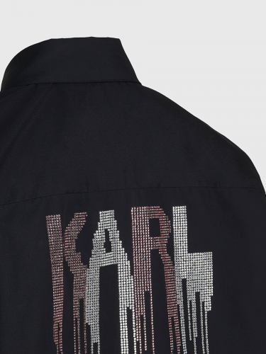 Платье рубашка KARL LAGERFELD 3263 черный