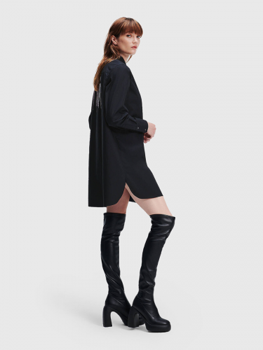 Платье рубашка KARL LAGERFELD 3263 черный