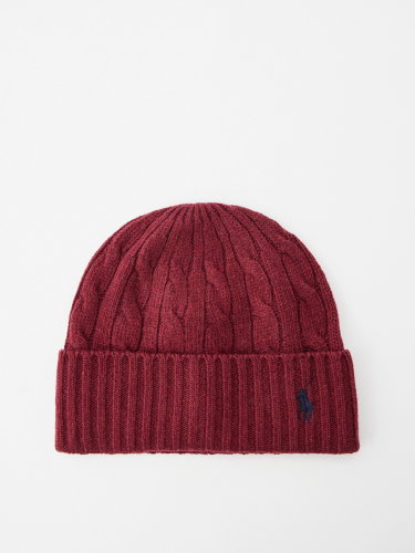 Шапка Polo Ralph Lauren 1287 бордовый