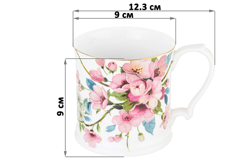 БЫЛО 442 руб! Кружка 380 мл 12,3*9*9 см