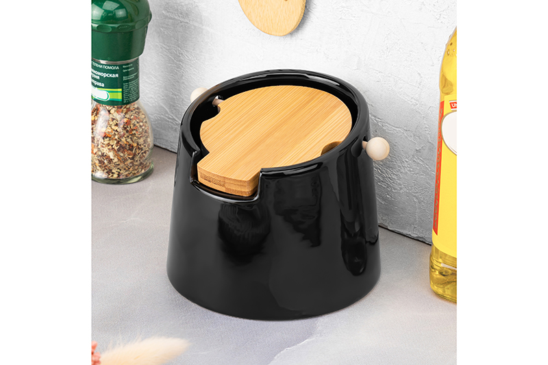 БЫЛО 832 руб! Банка для сыпучих продуктов 700 мл 14,5*13,5*11,5 см