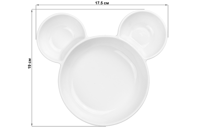 Менажница 19*17,5*3 см