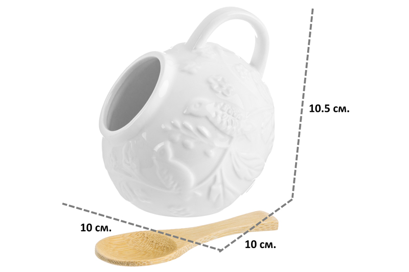 Банка д/соли 10*10*10,5 см 180 мл