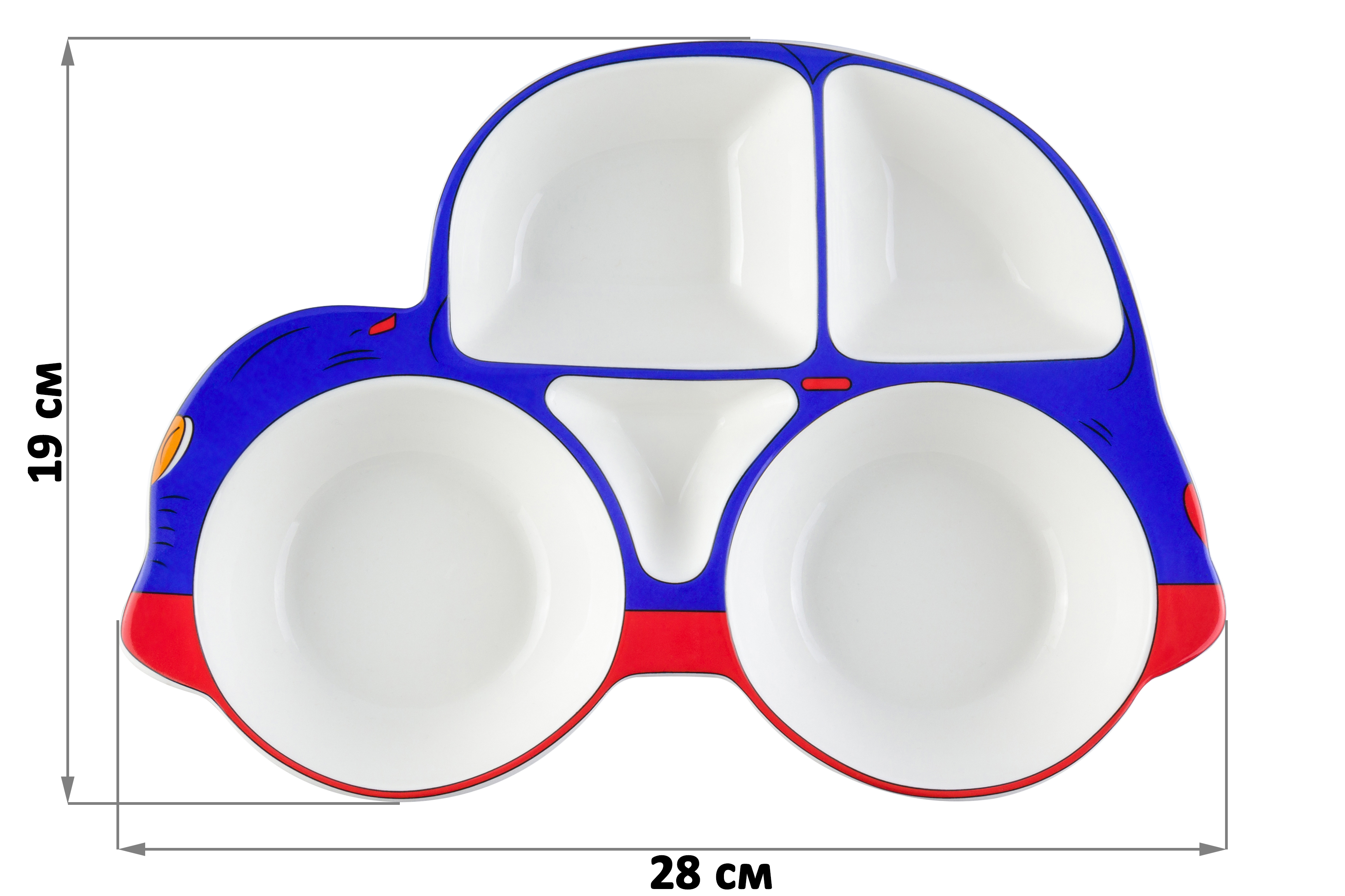 БЫЛО 892 руб! Тарелка сервировочная 28*19*3,6 см