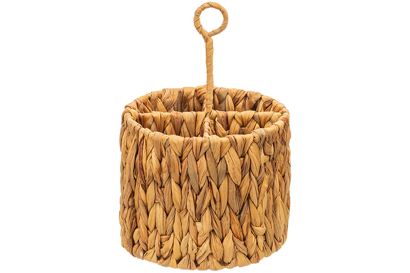 БЫЛО 993 руб! Органайзер для столовых приборов 18*18*27,5 см с 4-мя отделениями, с держателем, круг