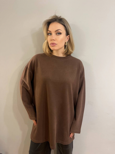 Лонгслив OVER SIZE (плотный хлопок)