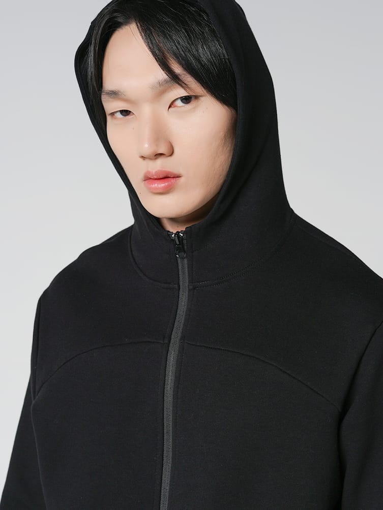 Толстовка на молнии с капюшоном