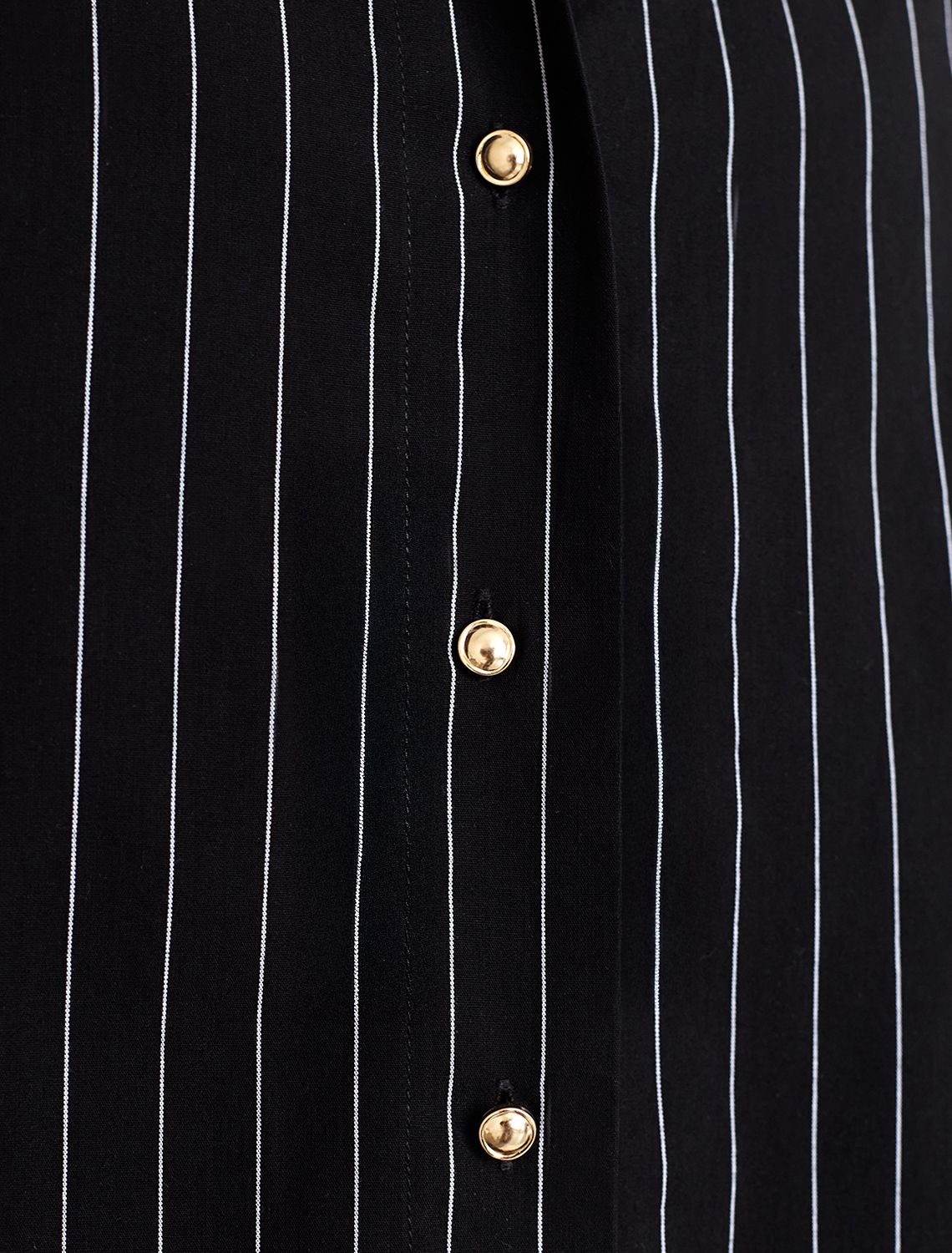 Блузка свободного силуэта из 100% хлопка D29.274 черный-белый