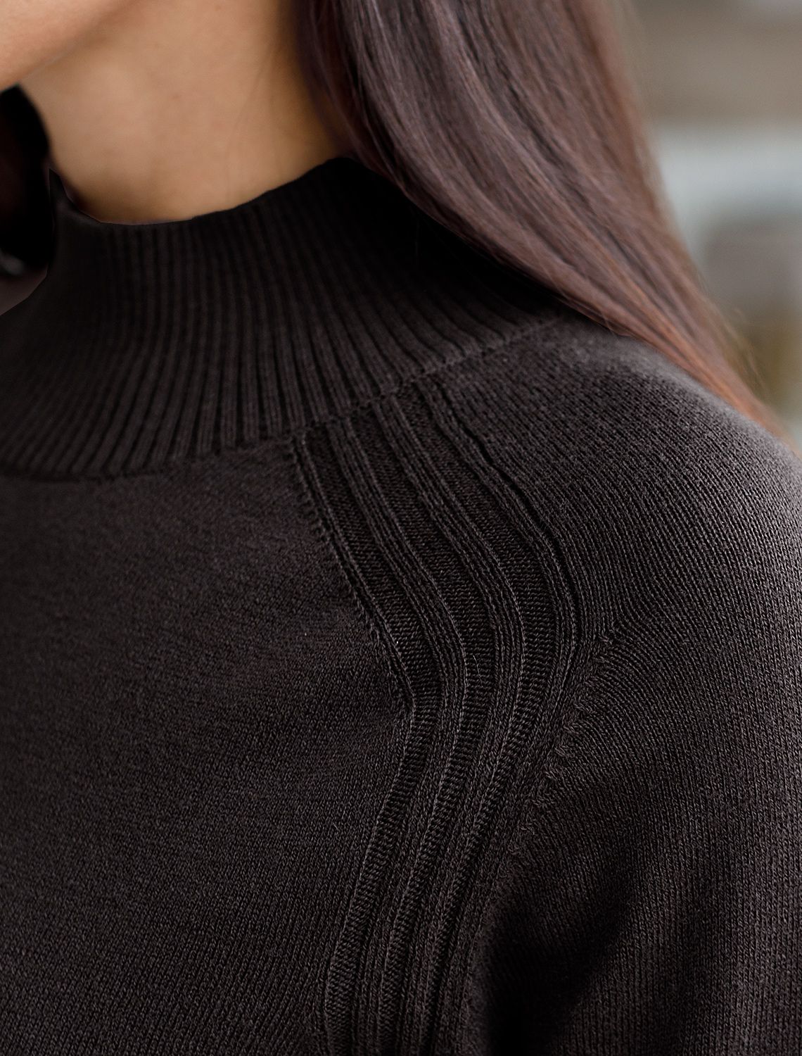 Джемпер тонкой вязки из хлопка с кашемиром D34.200 черный