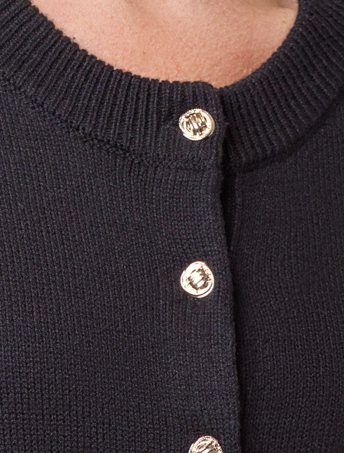 Джемпер тонкой вязки из хлопка с кашемиром D39.348 черный