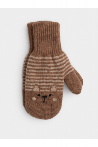 Crockid Варежки КВ 10012/25ш кофейный Crockid