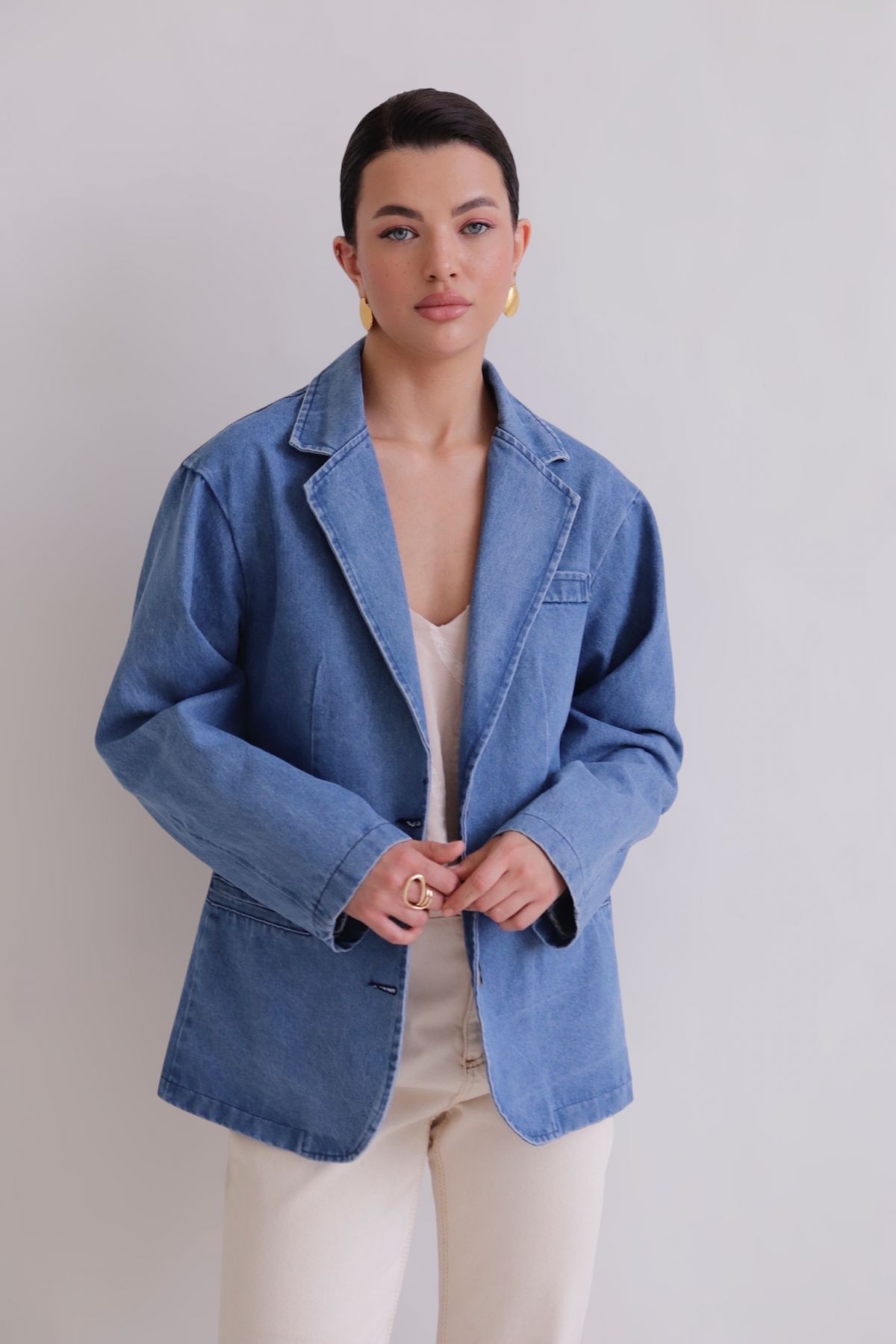 16612 Жакет джинсовый