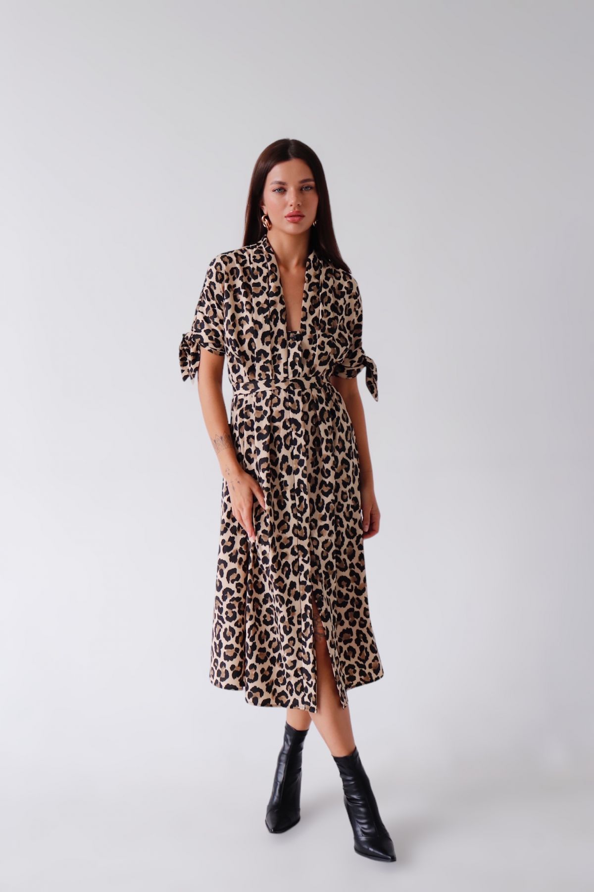 16411 Платье с анималистичным принтом (остаток: 42, 44)