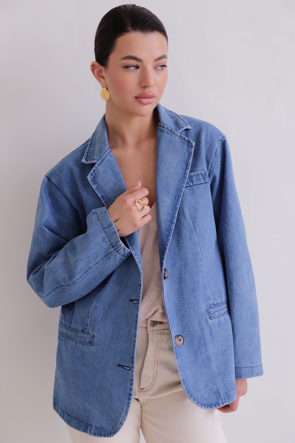 16612 Жакет джинсовый