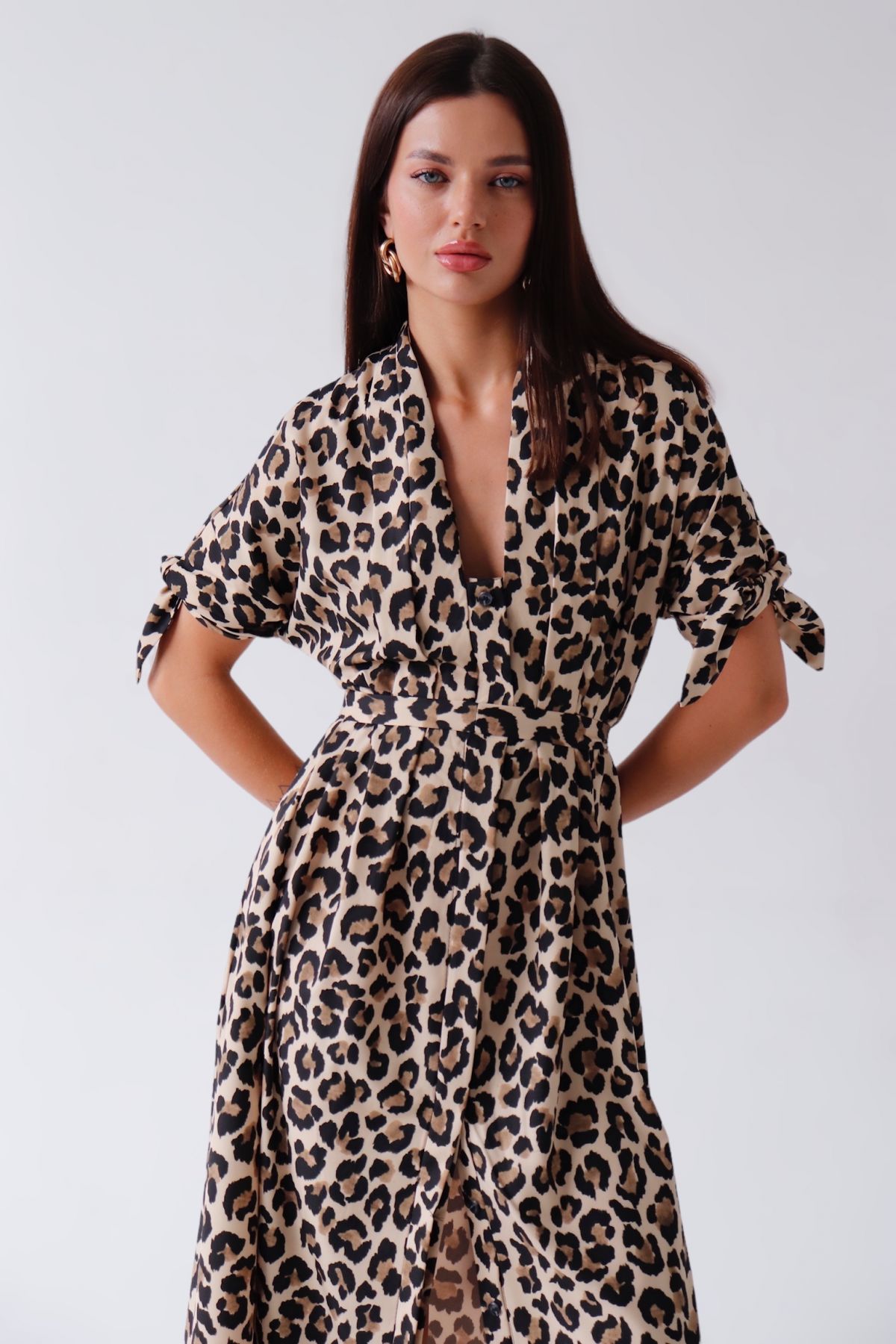 16411 Платье с анималистичным принтом (остаток: 42, 44)